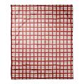 August Grove® Gaddy Christmas Plaid Coral Fleece Throw Polyester | 50 W in | Wayfair AGTG5345 43608057