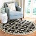 Black 48 x 0.25 in Area Rug - August Grove® Kinchen Southwestern Handmade Looped Wool Area Rug Wool | 48 W x 0.25 D in | Wayfair AGGR3802 38402241