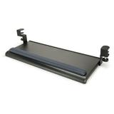 Aidata U.S.A Desk-Clamp Keyboard Tray, Metal in Black | 4 H x 32 W in | Wayfair KB-1021