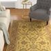 Yellow 60 x 0.25 in Indoor Area Rug - Alcott Hill® Abell Hand-Knotted Wool Gold/Area Rug Wool | 60 W x 0.25 D in | Wayfair ALTH4464 43308043