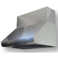 Sirius Range Hoods 30" Professional Series 600 CFM Convertible Wall Mount Range Hood in Stainless Steel in Gray | 42 H x 30 W x 24 D in | Wayfair