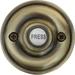 Alcott Hill® Traditional Hard-wired Metal Door Bell Push Button in Yellow | 2.5 H x 2.5 W x 0.5 D in | Wayfair ALTH4698 43472874