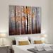 Alcott Hill® Lost in the Forest - 3 Piece Wrapped Canvas Multi-Piece Image Print Set Metal in Green/Orange | 40 H x 60 W x 1.5 D in | Wayfair