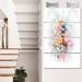 Design Art 'Bunch of Watercolor Flowers' 4 Piece Painting Print on Metal Set Canvas in White | 48 H x 28 W x 1 D in | Wayfair MT14392-271V