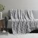 House of Hampton® Darwing Oversized Ogee Throw Polyester in Gray | 60 W in | Wayfair ANDV1356 41917657