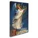 Astoria Grand 'Angel' Graphic Art Print on Wrapped Canvas Metal in Blue | 32 H x 22 W x 2 D in | Wayfair ATGD4198 39250706