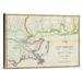 Global Gallery 'Map of New Orleans & Adjacent Country, 1815' by John Melish Graphic Art on Wrapped Canvas in White | 26 H x 36 W x 1.5 D in | Wayfair