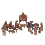 The Holiday Aisle® 14 Piece Jesus & the Kings Wood Nativity Scene Wood in Brown | 9.5 H x 5 W x 3.5 D in | Wayfair FFD19DCF0B4B4AF385DB59CA20CFCB15