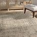 Gray/White 63 x 0.5 in Area Rug - Williston Forge Mahfuze Oriental Beige/Charcoal Area Rug Polyester/Polypropylene | 63 W x 0.5 D in | Wayfair