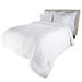 Sherpa Bluestone Reversible Sherpa Comforter – King Size Blanket w/ Box Stitching – Bedspread Polyester in White | 92 H x 106 W x 1 D in | Wayfair