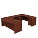 Huckins Bow Front U-Shape Executive Desk, Wood Laurel Foundry Modern Farmhouse® | Wayfair F9D1CB068FAC499FB7A130E71B757E82