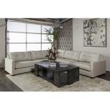 Brown Sectional - Brayden Studio® Secrest 121" Wide Linen Symmetrical Modular Corner Sectional Linen | 33 H x 121 W x 121 D in | Wayfair