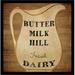 Buy Art For Less 'Butter Milk Hill' by Beth Albert Framed Vintage Advertisement Paper in Black/Brown | 18 H x 18 W x 1 D in | Wayfair