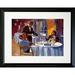 Buy Art For Less 'Afternoon at the Dorchester' by David Lloyd Glover Framed Painting Print Paper in Blue/Red | 16" H x 20" W x 1.25" D | Wayfair