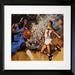Buy Art For Less 'When I Grow Up I Want to Be a Basketball Player' Framed Print Paper in Blue/Brown/Yellow | 16 H x 16 W x 1 D in | Wayfair