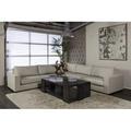 White/Brown Reclining Sectional - Wade Logan® Maggio 121" Wide Symmetrical Sectional Other Performance Fabrics | 33 H x 121 W x 121 D in | Wayfair