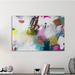 Brayden Studio® 'Spray Me, Paint Me' Acrylic Painting Print on Wrapped Canvas Metal in Blue | 40 H x 60 W x 1.5 D in | Wayfair