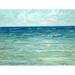 Buy Art For Less 'Waves' by Brendan Loughlin Painting Print on Wrapped Canvas in Blue/White | 12 H x 16 W x 1.5 D in | Wayfair CAN BL125 12x16 GW