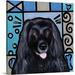 Harriet Bee 'Newfoundland Pop Art' by Diethild Graphic Art on Canvas in Black/Blue/Gray | 24 H x 24 W x 1.25 D in | Wayfair