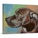 Winston Porter Anjola Tyson - Dog Portrait by Michael Creese Graphic Art on Canvas in Brown | 16 H x 20 W x 1.25 D in | Wayfair