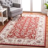 White 30 x 0.25 in Area Rug - Lark Manor™ Hollander Oriental Handmade Hooked Wool Burgundy/Ivory Area Rug Wool | 30 W x 0.25 D in | Wayfair