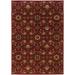 Brown/Red 120 x 0.43 in Area Rug - Charlton Home® Heavener Oriental Red/Brown Area Rug Polypropylene | 120 W x 0.43 D in | Wayfair