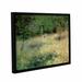 Charlton Home® 'Spring At Chatou, 1872' by Pierre Renoir Framed Painting Print Canvas in Green | 18 H x 24 W x 2 D in | Wayfair CHLH8321 34128950