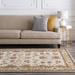 Brown/White 117 x 0.39 in Indoor Area Rug - Lark Manor™ Arnedra Floral Handmade Tufted Wool Beige/Tan Area Rug Wool | 117 W x 0.39 D in | Wayfair