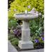 Campania International Powys Concrete Fountain Concrete in Brown | 25.25 H x 18.25 W x 18.25 D in | Wayfair FT-106-BR