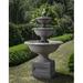 Campania International Monteros Concrete Garden Terrace Cast Stone Fountain | 74.75 H x 47 W x 47 D in | Wayfair FT-269-TR