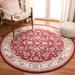 White 36 x 0.25 in Area Rug - Lark Manor™ Hollander Oriental Handmade Hooked Wool Burgundy/Ivory Area Rug Wool | 36 W x 0.25 D in | Wayfair