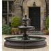 Campania International Caterina Concrete Fountain | 55 H x 82 W x 82 D in | Wayfair FT-193-PN