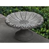 Campania International Lotus Birdbath, Small Concrete, Rubber in Red | 6.25 H x 11.25 W x 11.25 D in | Wayfair B-184-FN