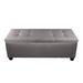 Alcott Hill® Hayworth Flip Top Storage Bench Polyester/Upholstered in Gray | 20 H x 53 W x 19 D in | Wayfair E6890FF3847846CFB1E401C2B9464B3C