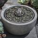 Campania International Medallion Concrete Garden Terrace Fountain | 8 H x 14 W x 14 D in | Wayfair FT-264-EM