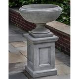 Campania International Jensen Cast Stone Urn Planter Concrete in Green | 20 H x 30 W x 30 D in | Wayfair P-702-VE