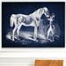 Darby Home Co 'Equine Sketch VI' Rectangle Graphic Art Print on Wrapped Canvas Metal in Black | 32 H x 48 W x 1.5 D in | Wayfair DABY6003 39741498