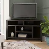 Lark Manor™ Cataldo Solid Wood Corner TV Stand for TVs up to 58" Wood in Brown/Red | 30 H in | Wayfair DBHC9076 29486068