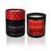 Daniella's Candles Men's Collection Jewelry Phthalate Free Fragrance Scented Jar Candle Soy, Cotton in Black/Red | 4.5 H x 3.5 W x 3.5 D in | Wayfair