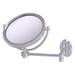 Allied Brass Extend 3X Magnifying Makeup Mirror Metal in Gray | 10 H x 8 W x 18 D in | Wayfair WM-6D/3X-SCH