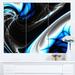 Design Art 'Fractal Artwork for Creative Design' 3 Piece Graphic Art on Wrapped Canvas Set Canvas in Black/Blue | 28 H x 36 W x 1 D in | Wayfair