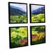 Darby Home Co Soft Grass 4 Piece Framed Painting Print on Canvas Set Canvas in White | 36 H x 36 W x 2 D in | Wayfair DRBC2962 31559026