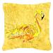 East Urban Home Flamingo Outdoor Square Pillow Cover & Insert Polyester/Polyfill blend | 18 H x 18 W x 5.5 D in | Wayfair EAAS6898 40011142