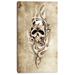 East Urban Home 'Vintage Style Skull Devil Tattoo' Graphic Art Print on Canvas Metal | 40 H x 20 W x 1 D in | Wayfair EAAE8315 39321005