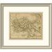 East Urban Home 'Asia Minor, 1812' Framed Print Paper in Gray | 21 H x 24 W x 1.5 D in | Wayfair EASN4043 39507181