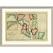 East Urban Home 'State of Maryland, 1827' Framed Print Paper in Green/Pink | 33 H x 44 W x 1.5 D in | Wayfair EASN4324 39508188