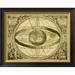 East Urban Home 'Maps of the Heavens: Sceno Systematis Ptolemaici' Framed Graphic Art Print Paper in Gray | 11 H x 14 W x 1 D in | Wayfair