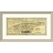 East Urban Home 'City & County of New York, 1836' Framed Print Paper in Brown | 21 H x 38 W x 1.5 D in | Wayfair EASN4220 39507809