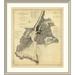 East Urban Home 'Coast Chart No. 20 New York Bay & Harbor, New York, 1866' Framed Print Paper in Gray | 44 H x 39 W x 1.5 D in | Wayfair