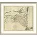 East Urban Home 'State of New York, 1796' Framed Print Paper in Brown | 38 H x 44 W x 1.5 D in | Wayfair EASN3855 39506539